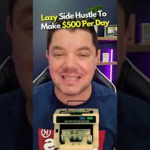 (Earn $500 Daily) Lazy Side Hustle That YOU Can Start Today! #Shorts