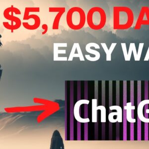 Easy Way To Earn $5,700 Daily Online With Chat GPT (EASY WAY TO MAKE MONEY ONLINE)