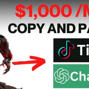 Smartest Way To Earn $1,000 Monthly With Chat GPT + TikTok (Smart WAY TO MAKE MONEY ONLINE)