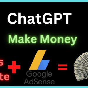 Make Money Online with ChatGPT  |  Build a Tool website + Google AdSense = Money  #chatgpt #openai