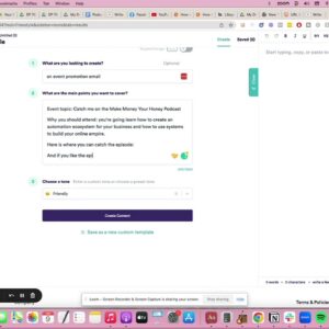 Copy.ai Tutorial: How to Use Copy.ai to write podcast promotion emails