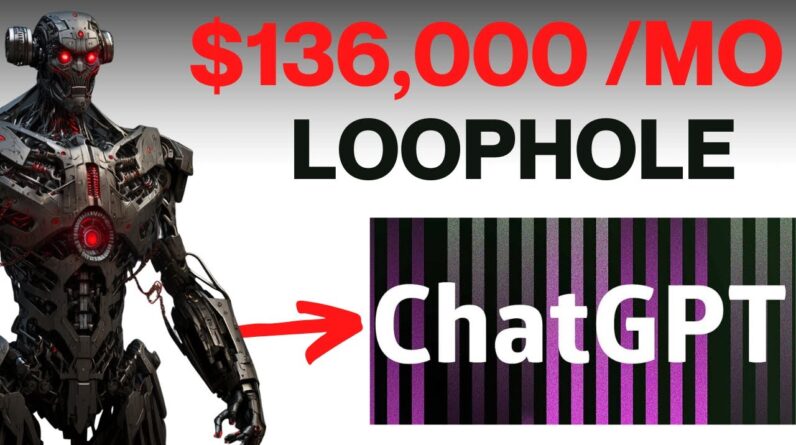 NEW Chat GPT Loophole Earns $136,000 Monthly (NEW WAY TO MAKE MONEY ONLINE)