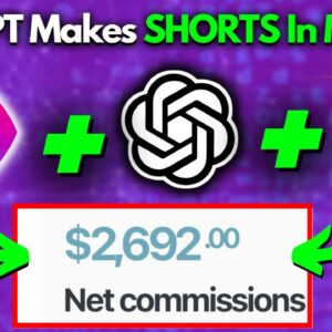 Using ChatGPT Make YouTube SHORTS In Minutes ($10,000 FACELESS METHOD) Make Money with ChatGPT