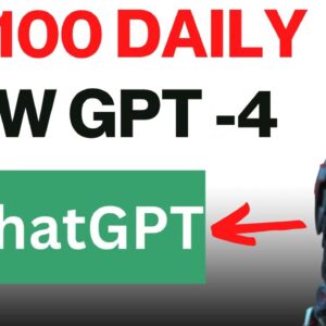 Chat GPT-4 Earns $3,100 Daily For Beginners (CHAT GPT-4 WAY TO MAKE MONEY ONLINE FOR BEGINNERS)