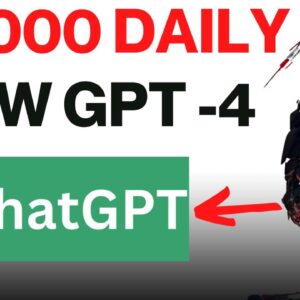 NEW Chat GPT-4 Earns $2,000 Daily For Beginners (CHAT GPT-4 WAY TO MAKE MONEY ONLINE FOR BEGINNERS)