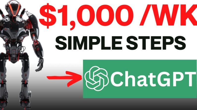 Chat GPT Earns $1,000 Weekly The Simple Way (EASY WAY TO MAKE MONEY ONLINE FOR BEGINNERS)