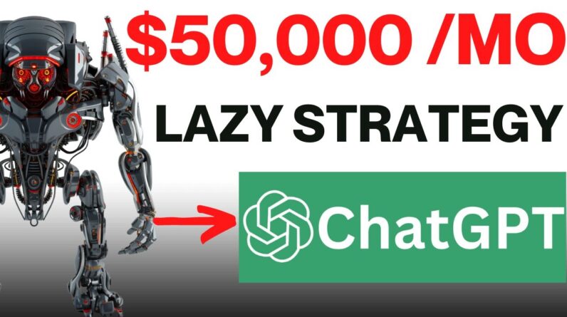 Chat GPT-4 Earns $50,000 Per Month With Ai (LAZY WAY TO MAKE MONEY ONLINE)