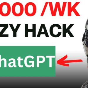 Chat GPT Hack Gets $1,000 Weekly (LAZY WAY TO MAKE MONEY ONLINE)