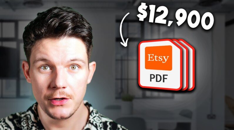 How I made $13K Selling SIMPLE Digital Downloads on Etsy (Full Tutorial)