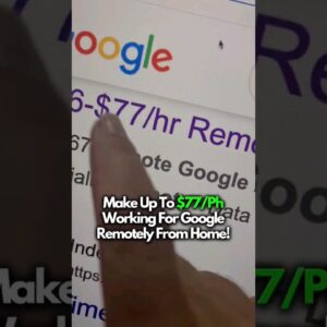 Get PAID $77 P/H Working For Google Remotely | Work From Home Jobs (HIRING NOW)