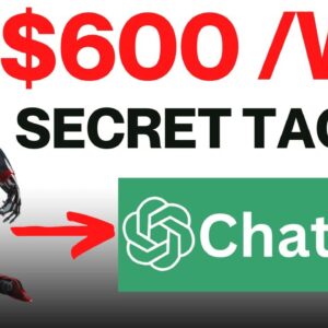 Chat GPT Tactic Earns $600 Weekly (EASY WAY TO MAKE MONEY ONLINE FOR BEGINNERS)