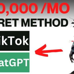 NEW Secret Method Earns $100,000 Monthly With Chat GPT + TikTok (EASIEST WAY TO MAKE MONEY ONLINE)