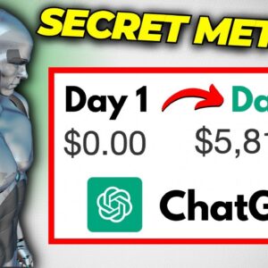Create a Passive Affiliate Marketing Income Stream With ChatGPT | Step-by-Step Guide To $1,000 a Day
